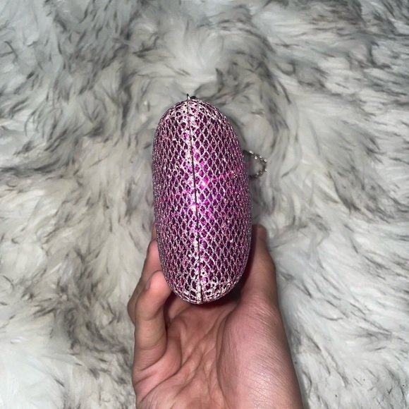 Purple💜Glitter purse clutch bag party bag evening bag - Picture 3 of 11